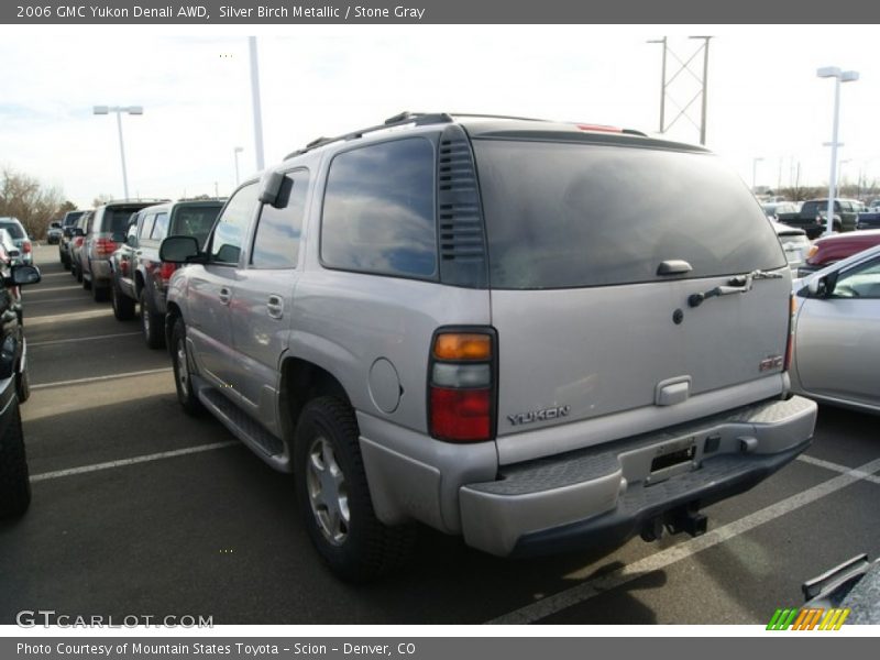 Silver Birch Metallic / Stone Gray 2006 GMC Yukon Denali AWD