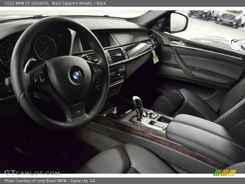 Black Sapphire Metallic / Black 2012 BMW X5 xDrive50i