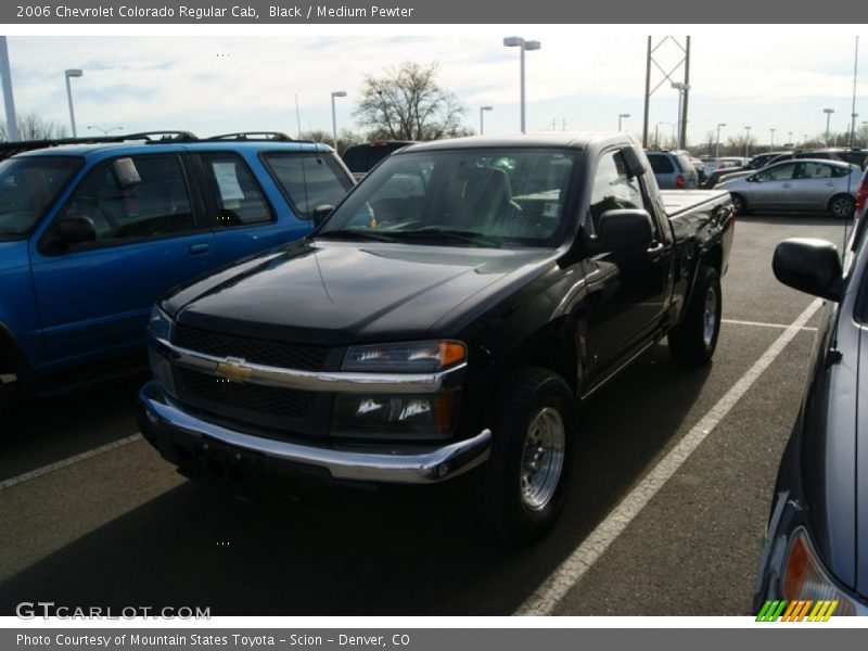 Black / Medium Pewter 2006 Chevrolet Colorado Regular Cab