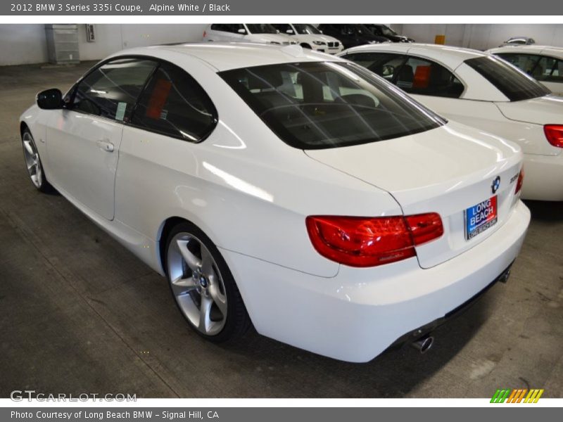 Alpine White / Black 2012 BMW 3 Series 335i Coupe