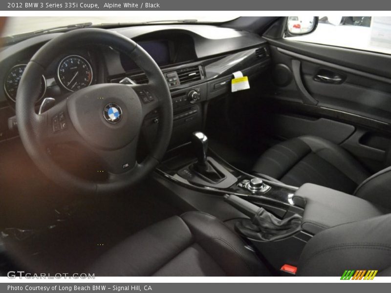 Alpine White / Black 2012 BMW 3 Series 335i Coupe