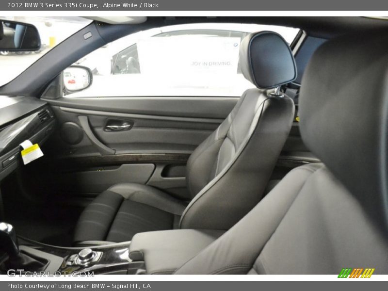 Alpine White / Black 2012 BMW 3 Series 335i Coupe