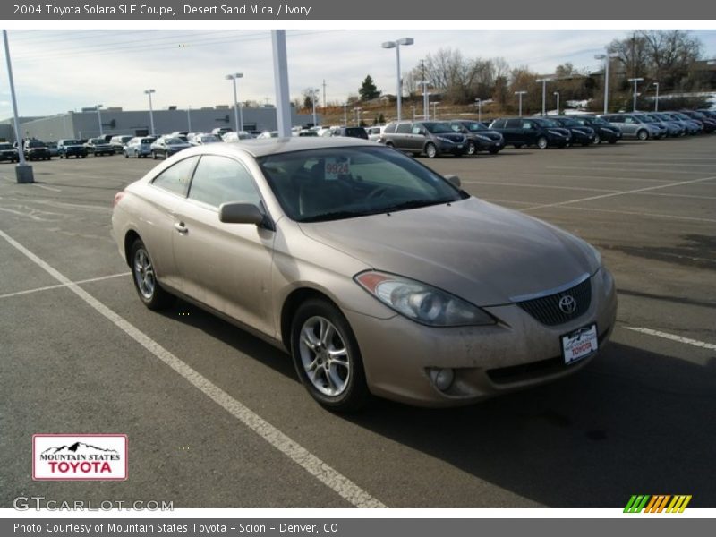 Desert Sand Mica / Ivory 2004 Toyota Solara SLE Coupe