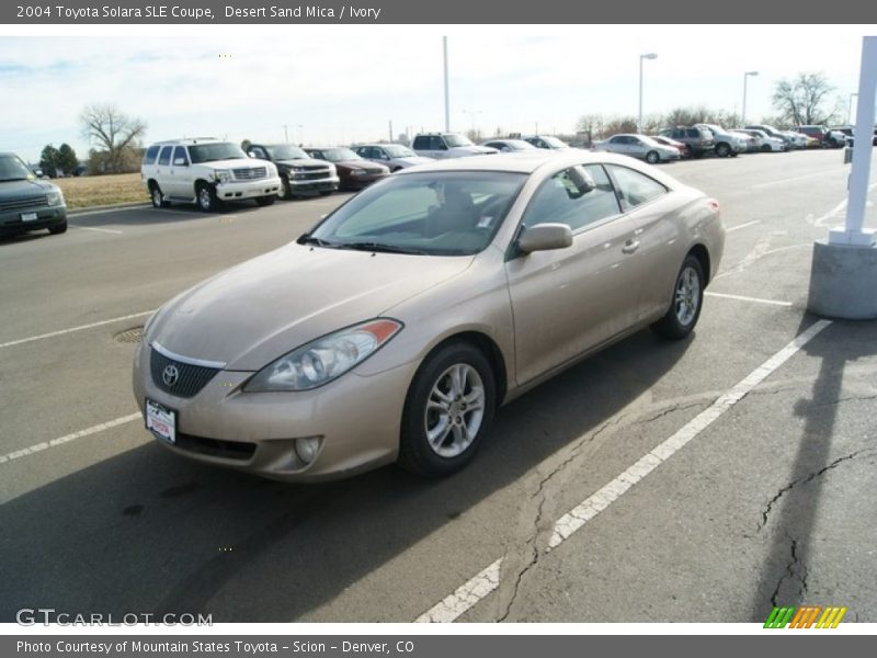 Desert Sand Mica / Ivory 2004 Toyota Solara SLE Coupe