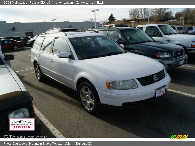 Candy White / Black 2001 Volkswagen Passat GLX V6 4Motion Wagon