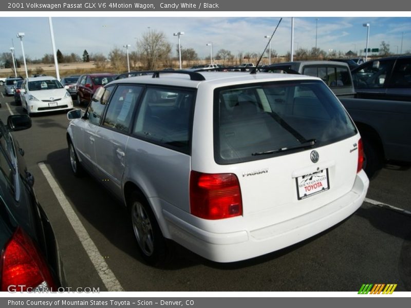 Candy White / Black 2001 Volkswagen Passat GLX V6 4Motion Wagon