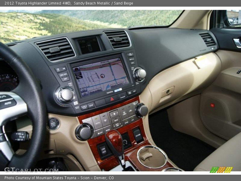 Sandy Beach Metallic / Sand Beige 2012 Toyota Highlander Limited 4WD