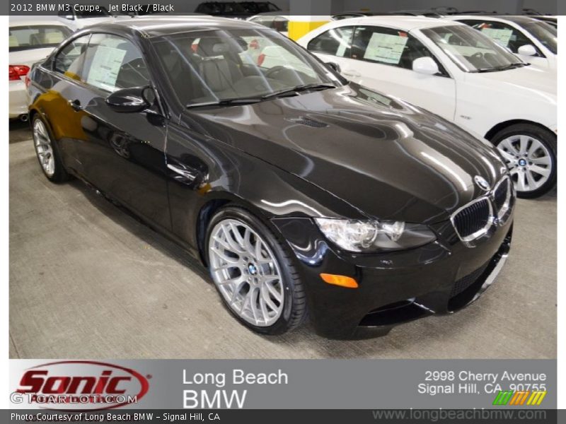 Jet Black / Black 2012 BMW M3 Coupe
