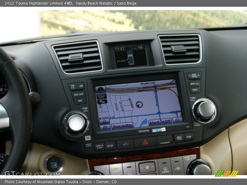 Sandy Beach Metallic / Sand Beige 2012 Toyota Highlander Limited 4WD