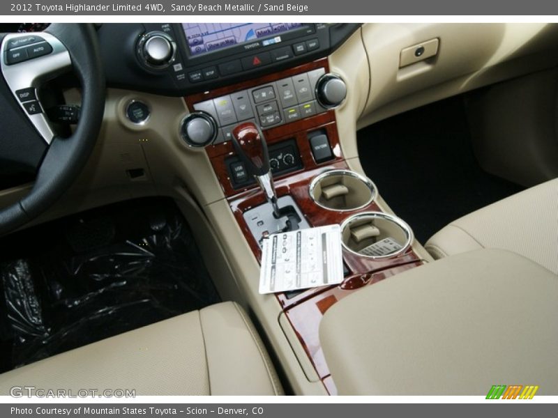 Sandy Beach Metallic / Sand Beige 2012 Toyota Highlander Limited 4WD