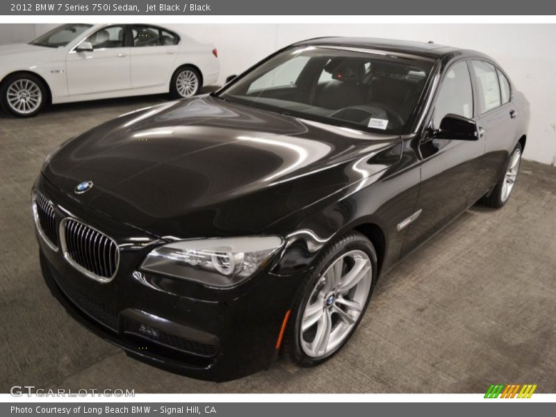 Jet Black / Black 2012 BMW 7 Series 750i Sedan