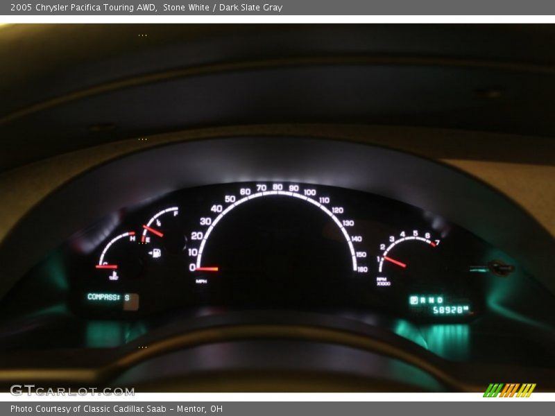 Stone White / Dark Slate Gray 2005 Chrysler Pacifica Touring AWD