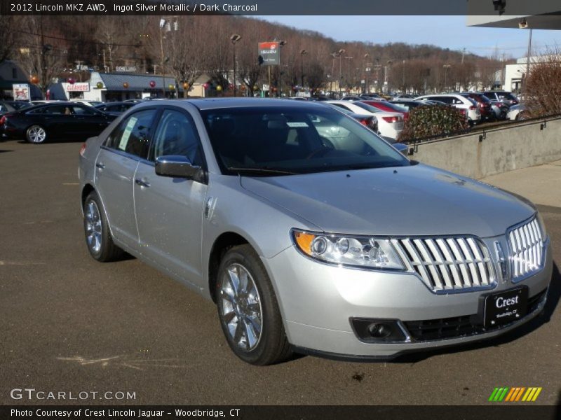 Ingot Silver Metallic / Dark Charcoal 2012 Lincoln MKZ AWD