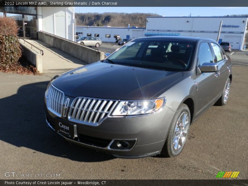 Sterling Gray Metallic / Dark Charcoal 2012 Lincoln MKZ AWD