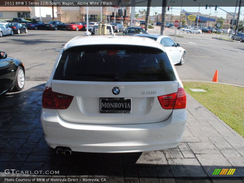 Alpine White / Black 2011 BMW 3 Series 328i Sports Wagon