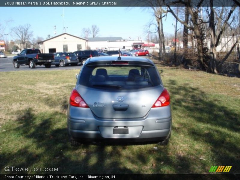 Magnetic Gray / Charcoal 2008 Nissan Versa 1.8 SL Hatchback