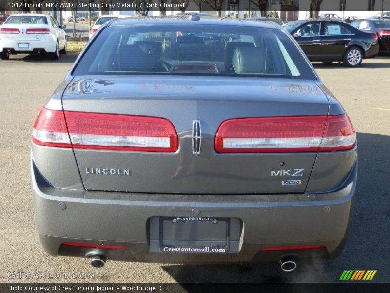 Sterling Gray Metallic / Dark Charcoal 2012 Lincoln MKZ AWD