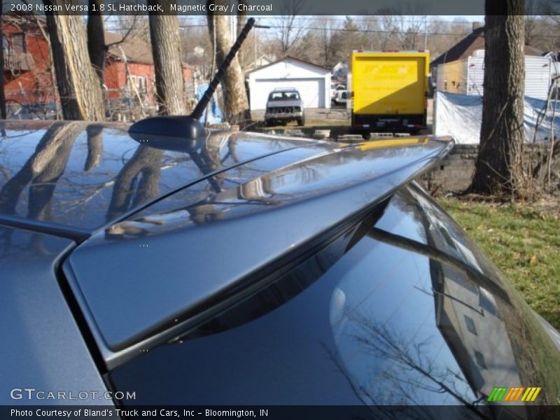 Magnetic Gray / Charcoal 2008 Nissan Versa 1.8 SL Hatchback