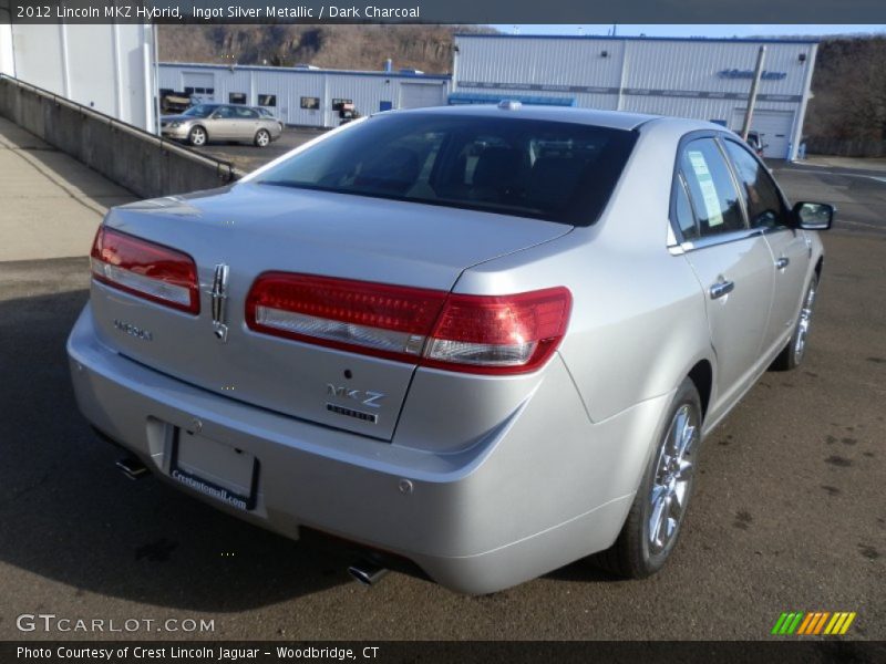 Ingot Silver Metallic / Dark Charcoal 2012 Lincoln MKZ Hybrid