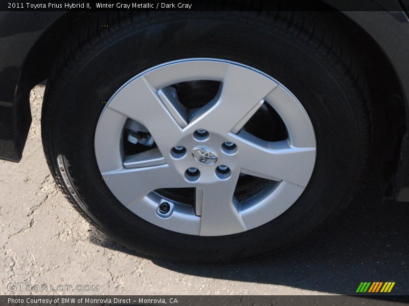 Winter Gray Metallic / Dark Gray 2011 Toyota Prius Hybrid II