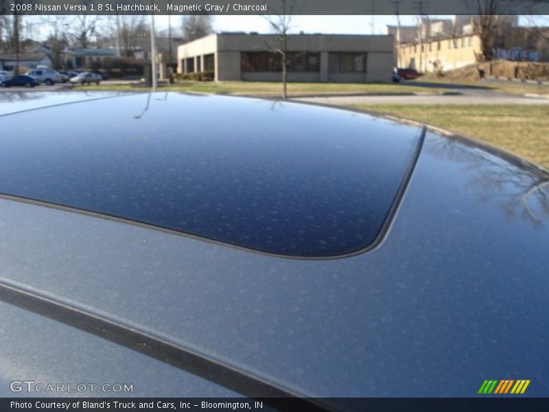 Magnetic Gray / Charcoal 2008 Nissan Versa 1.8 SL Hatchback