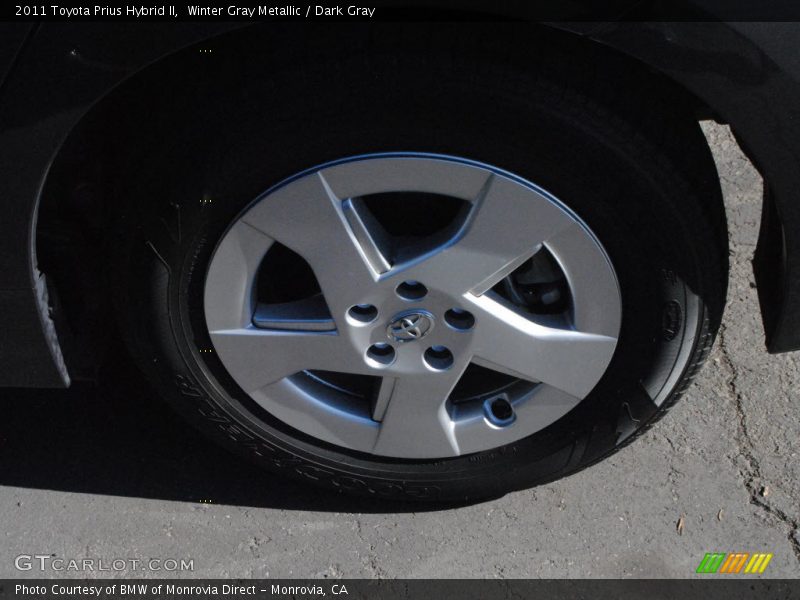 Winter Gray Metallic / Dark Gray 2011 Toyota Prius Hybrid II