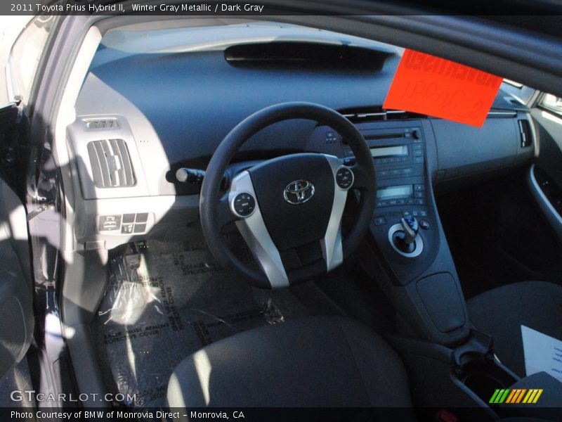 Winter Gray Metallic / Dark Gray 2011 Toyota Prius Hybrid II
