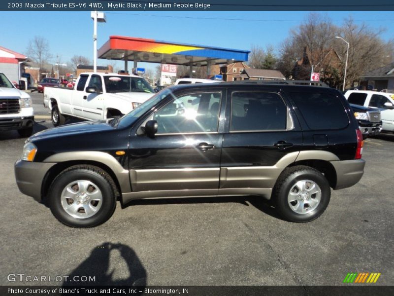 Mystic Black / Medium Pebble Beige 2003 Mazda Tribute ES-V6 4WD