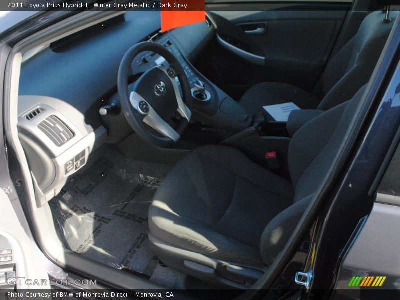 Winter Gray Metallic / Dark Gray 2011 Toyota Prius Hybrid II