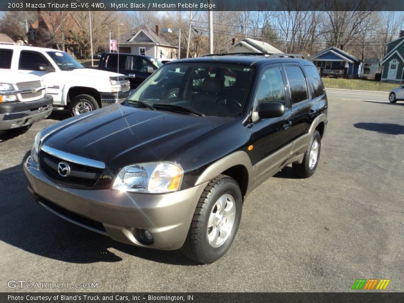 Mystic Black / Medium Pebble Beige 2003 Mazda Tribute ES-V6 4WD