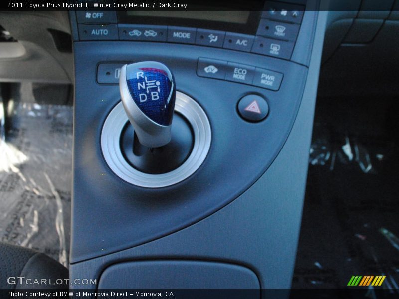 Winter Gray Metallic / Dark Gray 2011 Toyota Prius Hybrid II