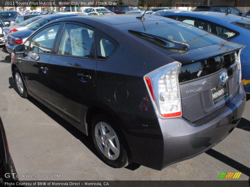 Winter Gray Metallic / Dark Gray 2011 Toyota Prius Hybrid II