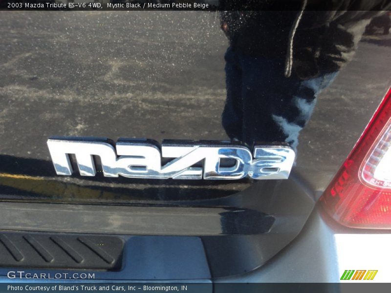 Mystic Black / Medium Pebble Beige 2003 Mazda Tribute ES-V6 4WD