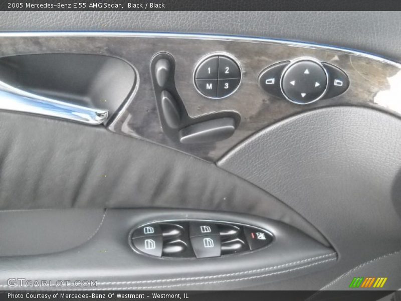 Black / Black 2005 Mercedes-Benz E 55 AMG Sedan