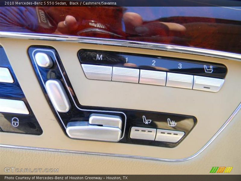 Black / Cashmere/Savanna 2010 Mercedes-Benz S 550 Sedan
