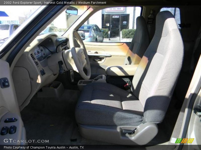 Harvest Gold Metallic / Medium Parchment 2002 Ford Explorer Sport