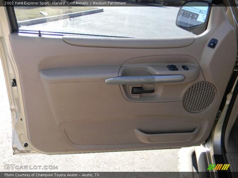 Harvest Gold Metallic / Medium Parchment 2002 Ford Explorer Sport