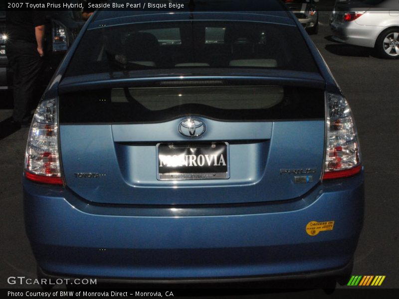 Seaside Blue Pearl / Bisque Beige 2007 Toyota Prius Hybrid