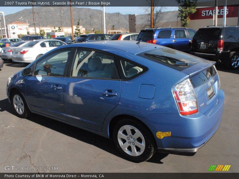 Seaside Blue Pearl / Bisque Beige 2007 Toyota Prius Hybrid