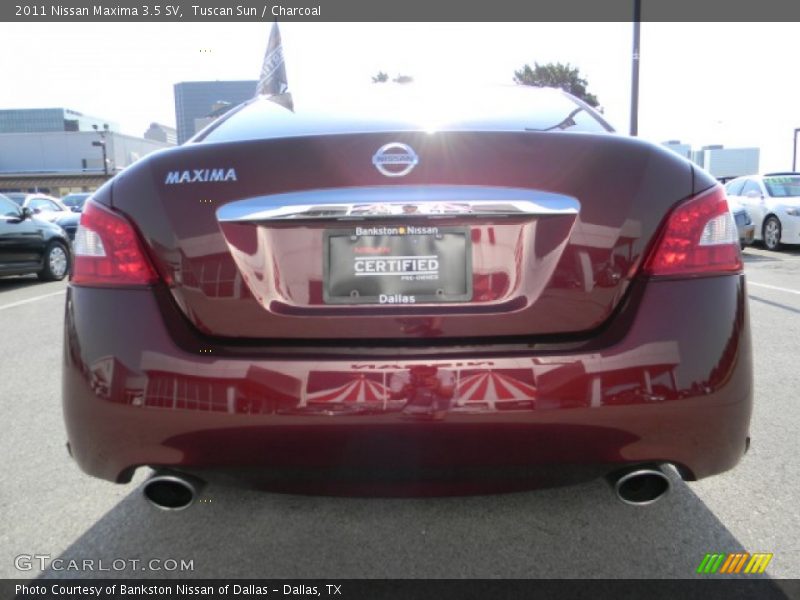 Tuscan Sun / Charcoal 2011 Nissan Maxima 3.5 SV