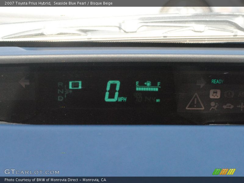 Seaside Blue Pearl / Bisque Beige 2007 Toyota Prius Hybrid