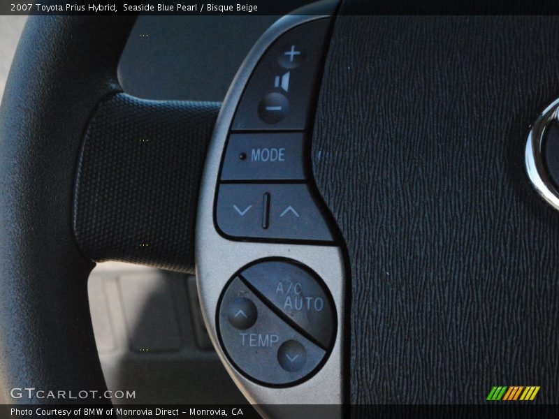 Seaside Blue Pearl / Bisque Beige 2007 Toyota Prius Hybrid