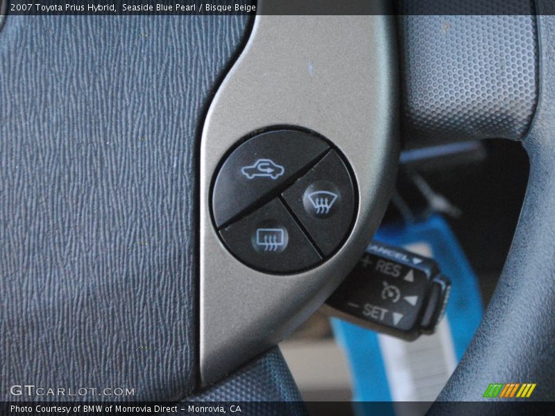 Seaside Blue Pearl / Bisque Beige 2007 Toyota Prius Hybrid
