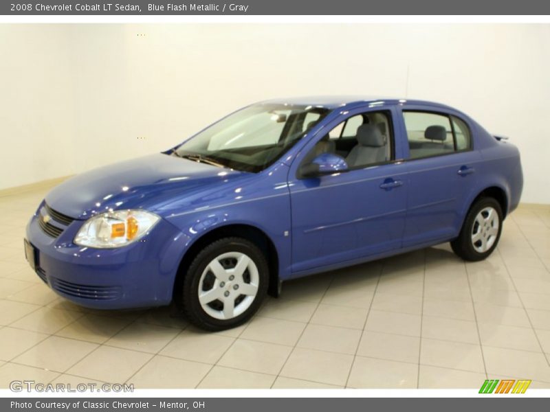 Blue Flash Metallic / Gray 2008 Chevrolet Cobalt LT Sedan