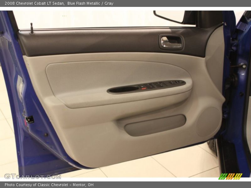 Blue Flash Metallic / Gray 2008 Chevrolet Cobalt LT Sedan