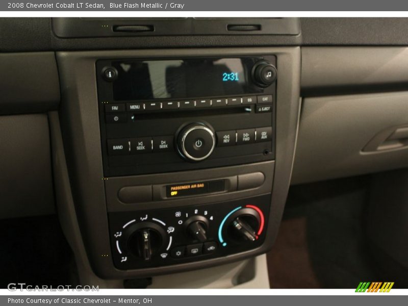 Blue Flash Metallic / Gray 2008 Chevrolet Cobalt LT Sedan
