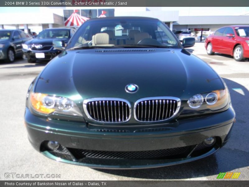 Oxford Green Metallic / Sand 2004 BMW 3 Series 330i Convertible
