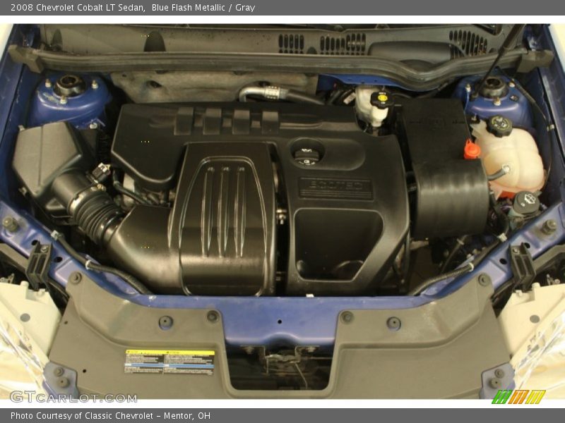 Blue Flash Metallic / Gray 2008 Chevrolet Cobalt LT Sedan