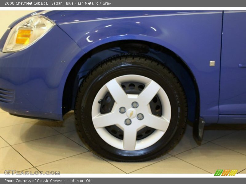Blue Flash Metallic / Gray 2008 Chevrolet Cobalt LT Sedan