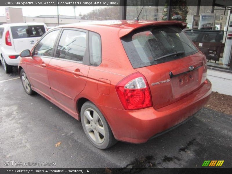  2009 Spectra 5 SX Wagon Copperhead Orange Metallic